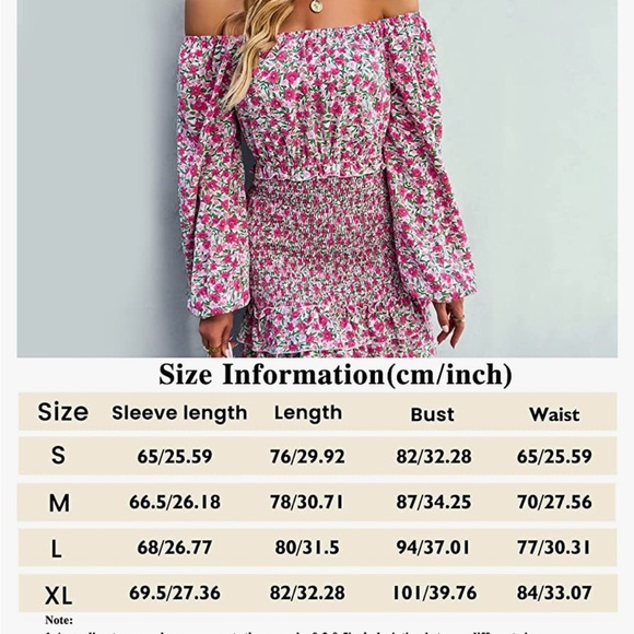 Long Sleeve Spring Summer Dress - Picture 6 of 6